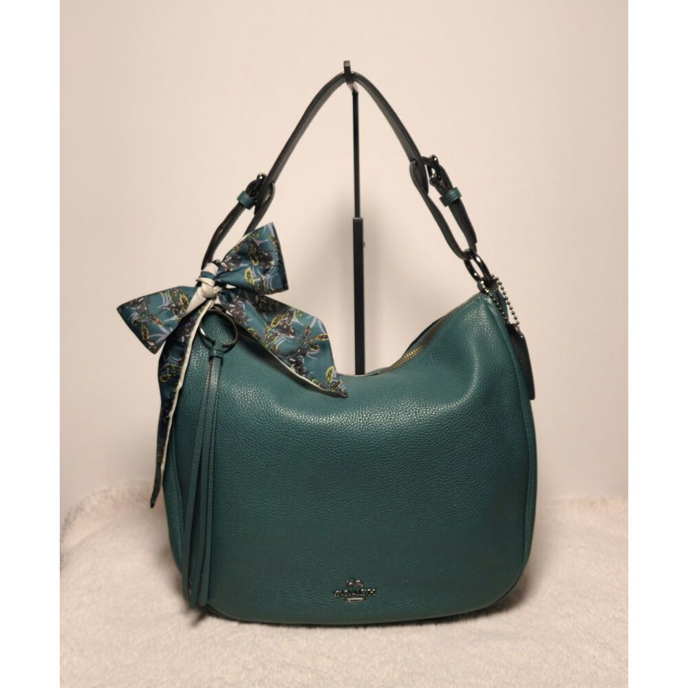 🌲 HTF COACH SUTTON HOBO IN PINE GREEN 🌲